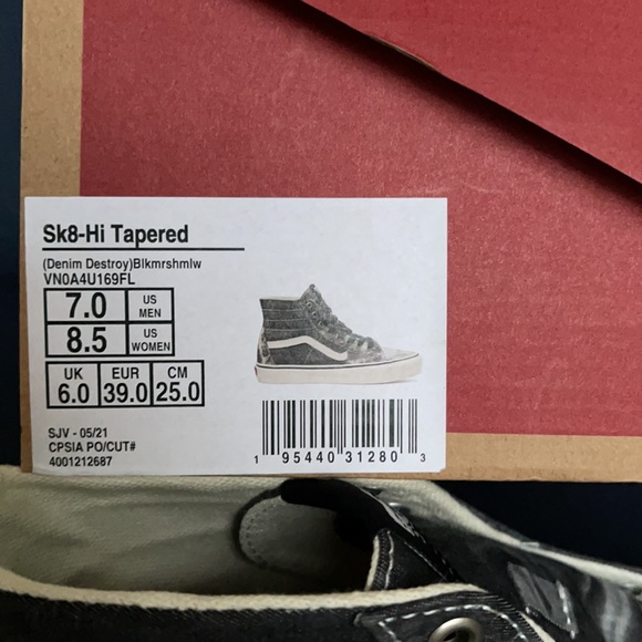 Vans Sk8-Hi Tapered Denim Destroy WMNS - Picture 16 of 16